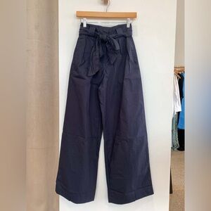 Anthropologie Marin Belted Poplin Trouser by En Saison